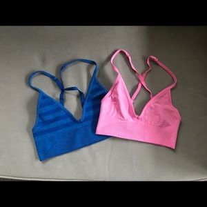 Pair of lululemon sports bras